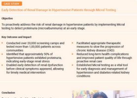 Early Detection of Renal Damage in Hypertensive Patients through Micral Testing